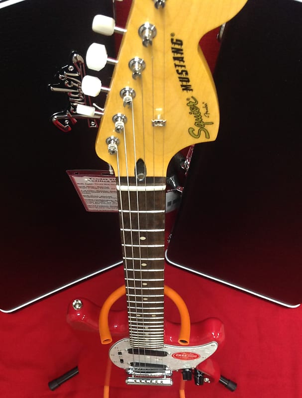 ギター Squier CV Mustang Fiesta Red Fender Squire Mustang 2018 Fiesta Red | Reverb