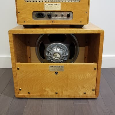 Alessandro English with BG/S/R upgrades Curly Maple Head with Matching Speaker image 4
