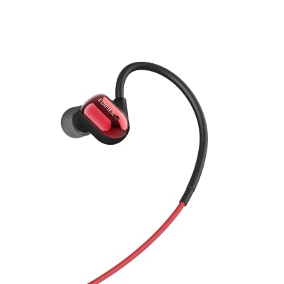 Edifier W295BT Plus IPX5 Water Resistant Bluetooth Earphones Volume and Playback Controls - Red image 3