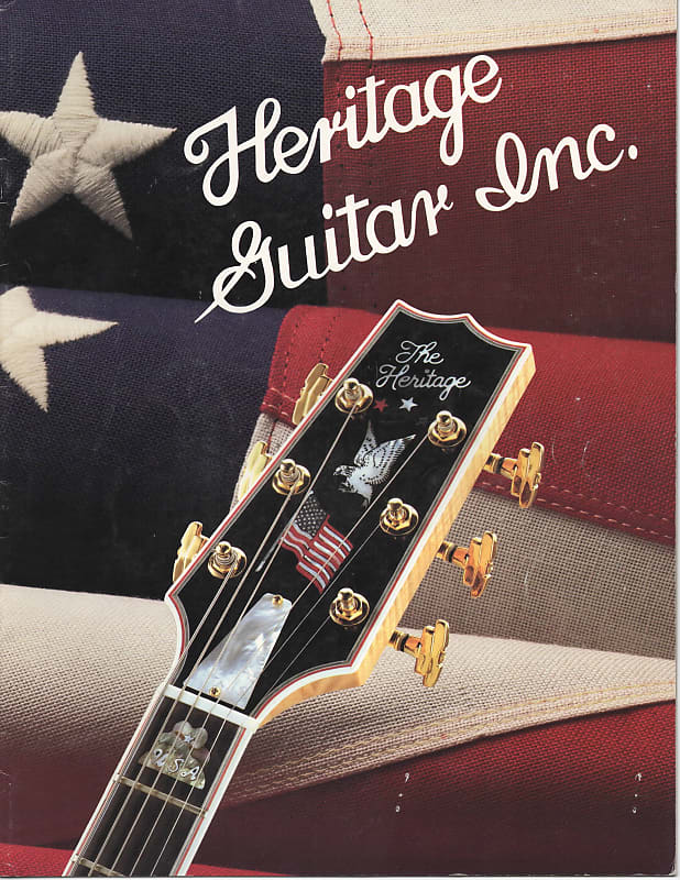 Heritage Guitar Inc. Catalog, 1993 Reverb