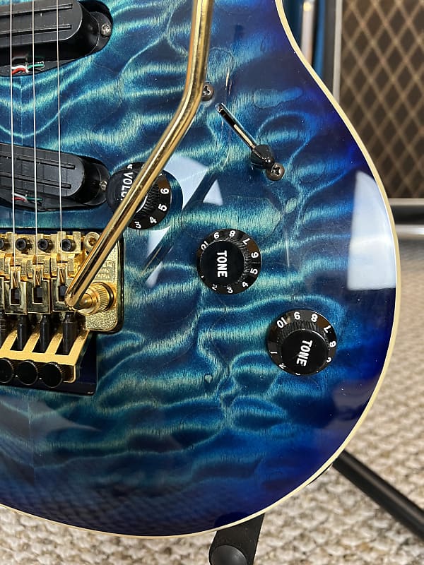 Warmoth Velocity - Aaaaa Blue Quilt | Reverb