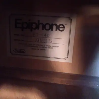 Epiphone FT-140 Acoustic 6 1978 Mahogany/Rosewood/Spruce image 4