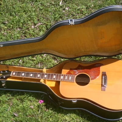 Takamine Elite HM-25 Hummingbird Replica Guitar 1974 Natural+Hard Case FREE  | Reverb