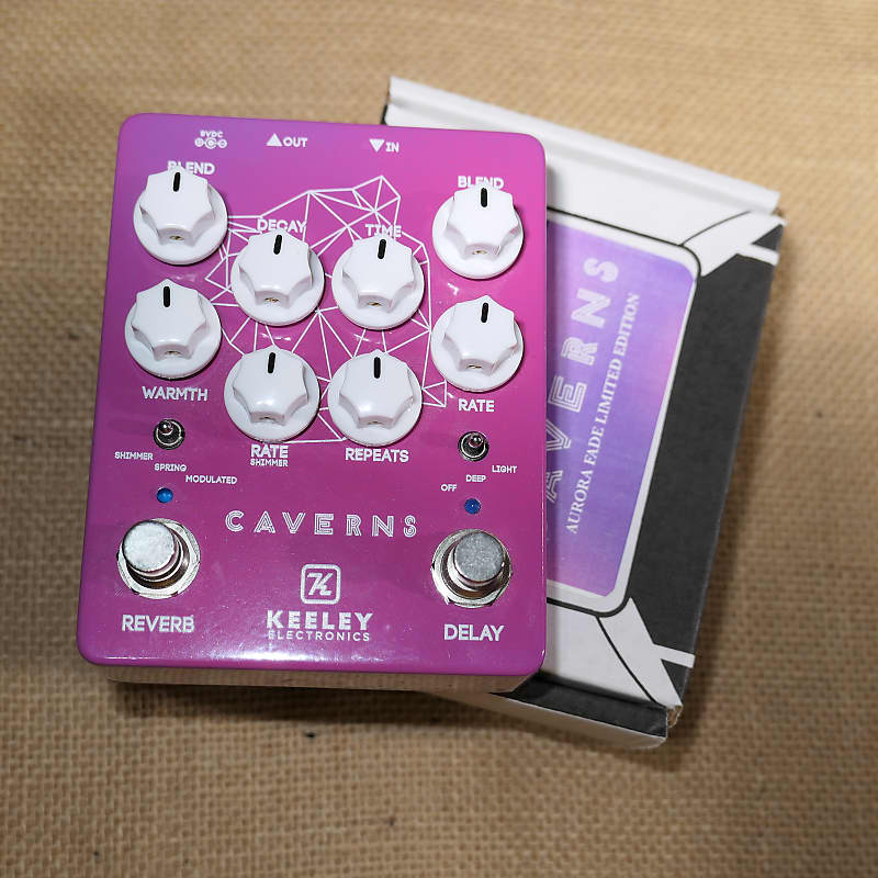 Keeley Caverns V2 Delay Reverb Limited Edition Effect Pedal Same