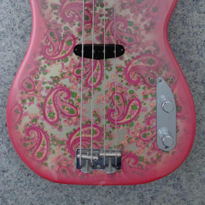 FENDER Japan Pink Paisley Precision Bass | Reverb