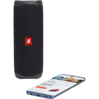 JBL Flip 5 Portable Waterproof Bluetooth Speaker (Black) Refurbished image 3