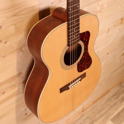 Guild OM-240E Solid Sitka Spruce Top / Layered Mahogany OM Acoustic-Electric Guitar image 3