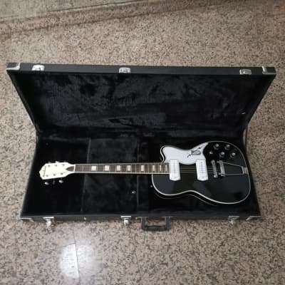 Eastwood Airline Tuxedo with Rosewood Fretboard 2010s - Black image 11