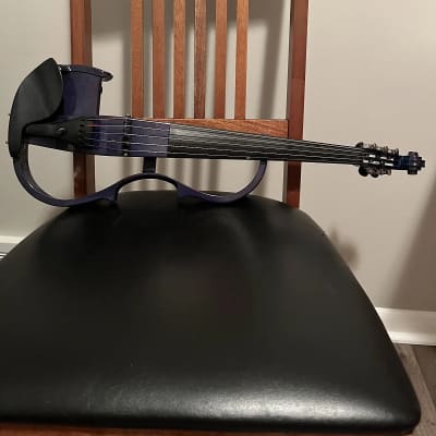 Yamaha EV-205CB 5-String Silent Violin - Blue image 3