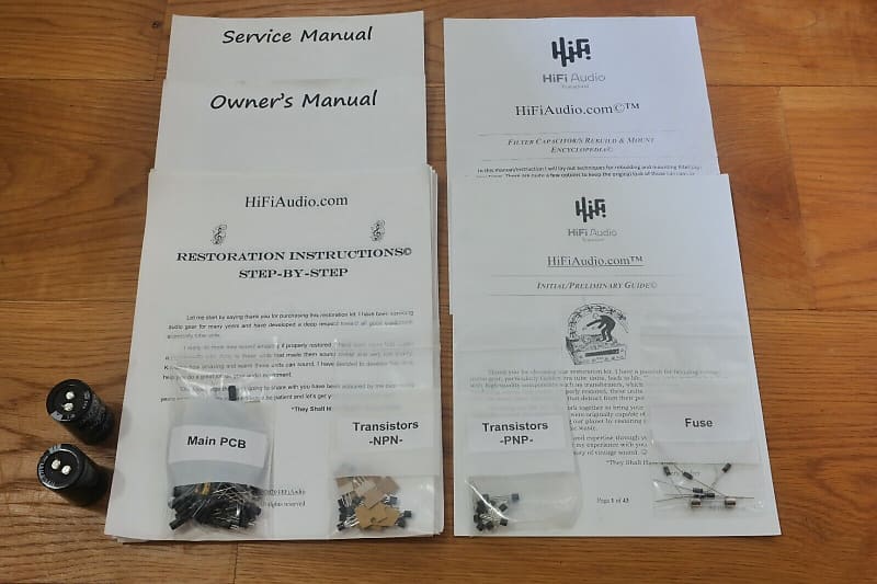 Yamaha CR-450 restoration kit filter capacitor repair rebuild fix  			