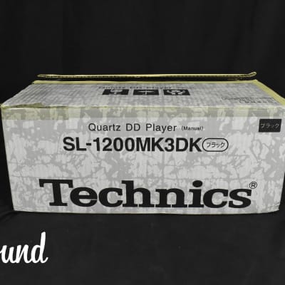 Technics SL-1200MK3D Black Direct Drive DJ Turntable w/Original