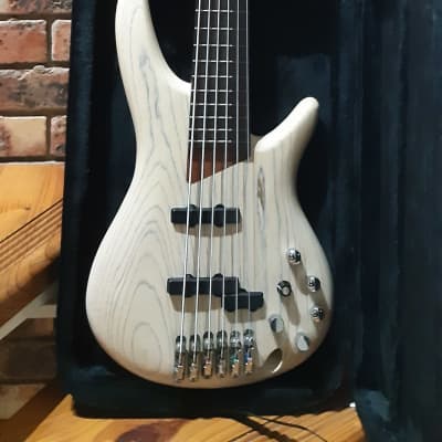Rare Ibanez Ashula Hybrid Bass 2010's (250 made)- White Wash image 23