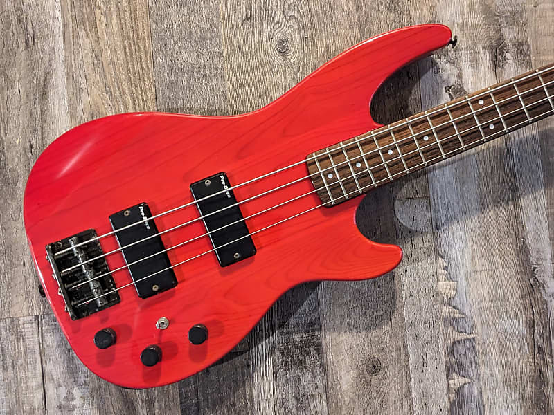 1985 Greco JJB-1 translucent red - Made in Japan | Reverb France