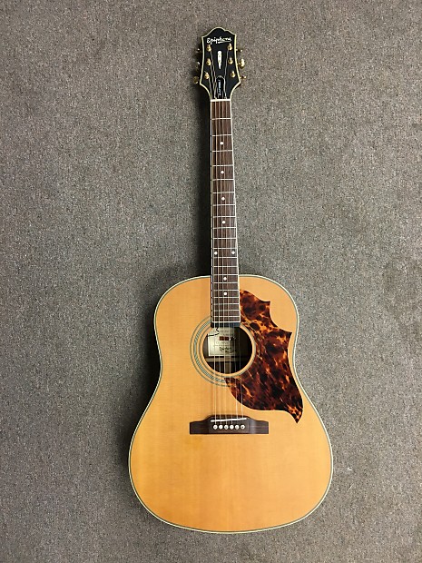 Epiphone Masterbuilt AJ-500RE NS Natural Satin | Reverb