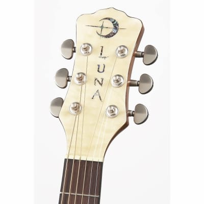Luna Fauna Butterfly Acoustic-Electric Guitar Natural image 4