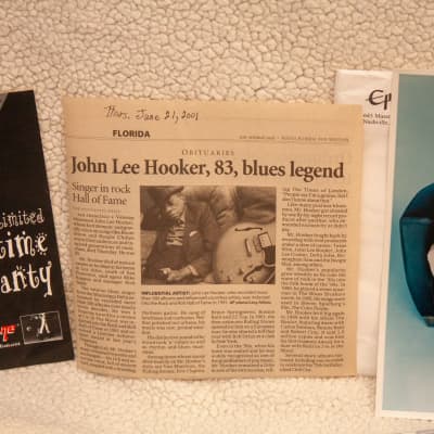 Epiphone 50th Anniversary John Lee Hooker Limited Edition Sheraton #18 of 50 1998 Tobacco Sunburst image 21