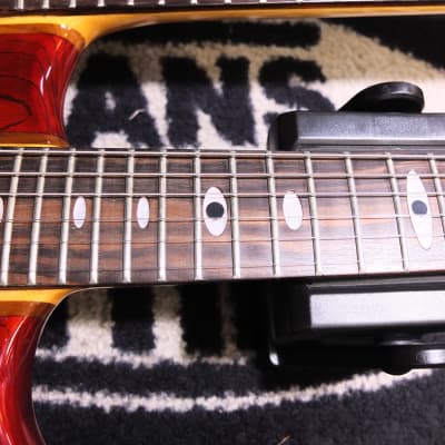 Aria Aria Pro II Super Twin 80 Walnut Guitar Bass Double Neck image 5