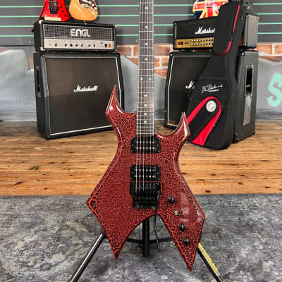 BC Rich Limited Edition Stranger Things NJ Warlock Red Crackle 2022 Electric for sale