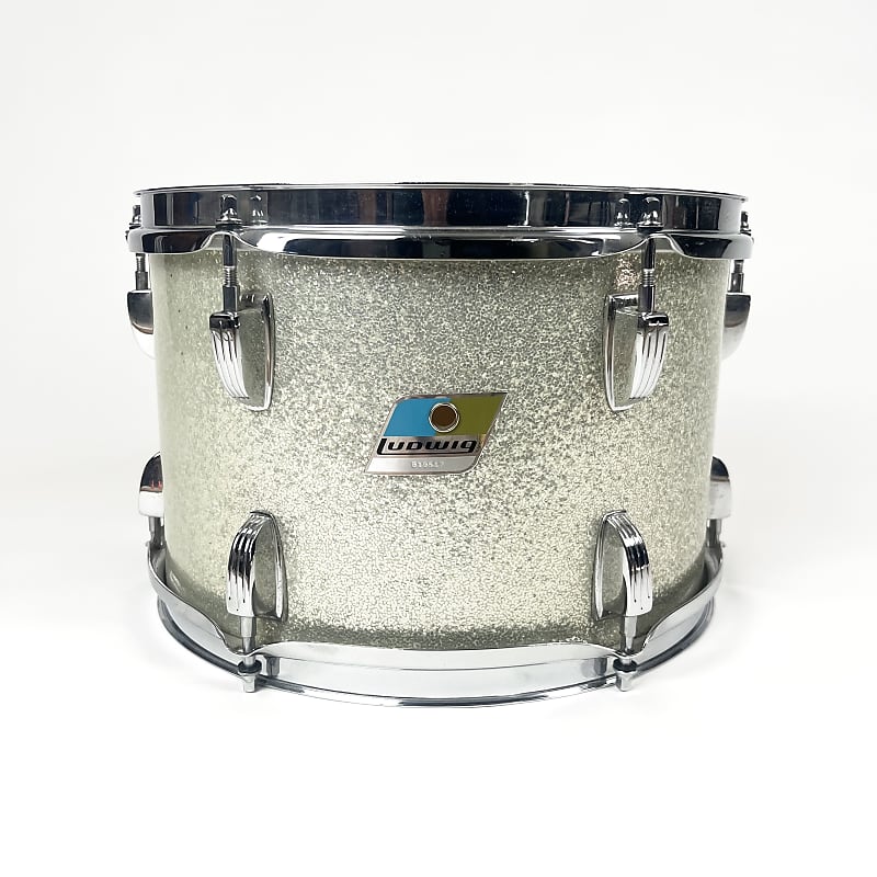 MINT Ludwig Rack Tom 12x8” 1971 Silver sparkle COLLECTOR Reverb