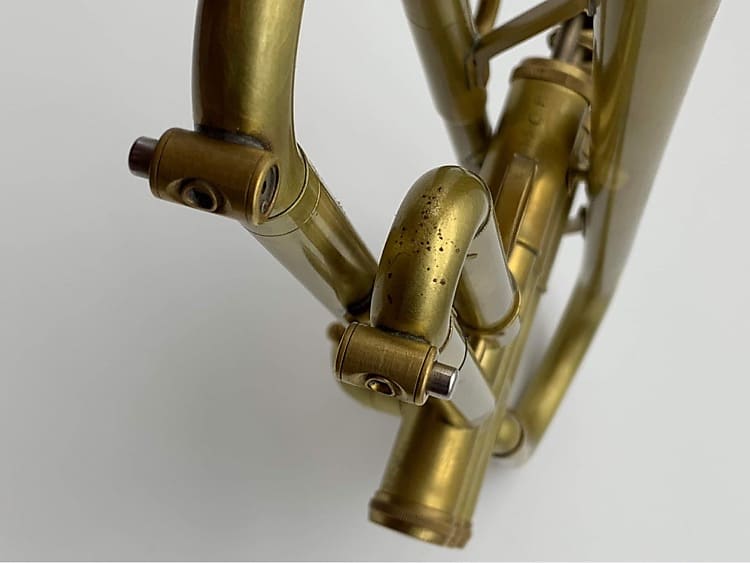 Lawler C7 Large Bore Bb Trumpet Scratch Lacquer | Reverb