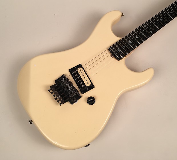 1983 Kramer Baretta Holy Grail Guitar in Cream Finish with Reverb