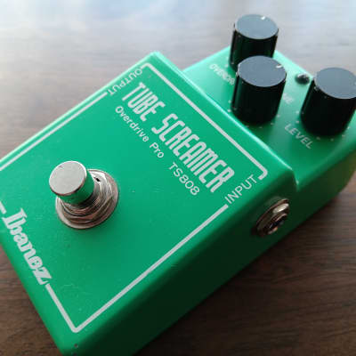 2004年 Ibanez Tube Screamer TS808 Ibanez TS808 Vintage Tube Screamer Reissue Overdrive Pedal