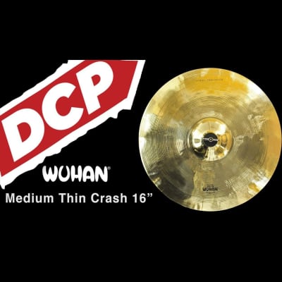Wuhan Medium Thin Crash Cymbal 16" image 2