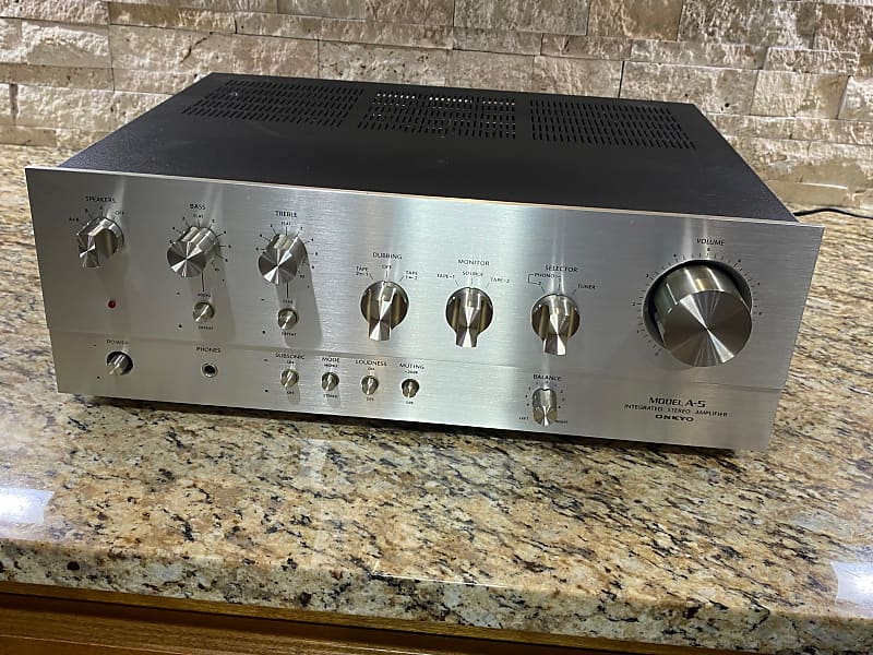 Excellent Vintage Onkyo A-5 Integrated Amplifier | Reverb