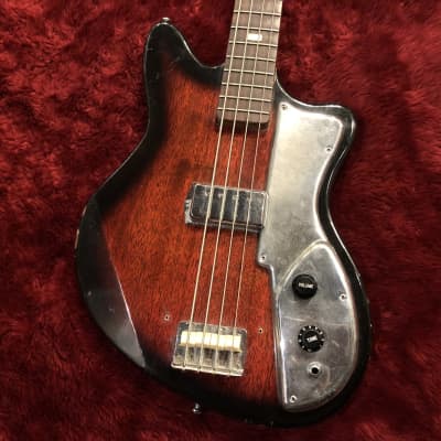 c.1960s Guyatone EB-4 Offset Body MIJ Vintage Bass“Brown Burst” image 1
