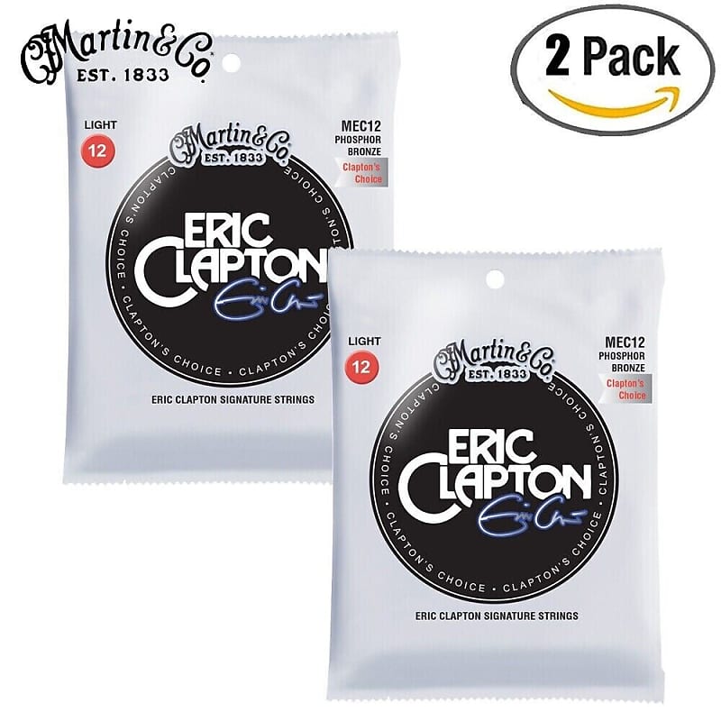 Eric Clapton s Choice 2 Pack Martin Acoustic String MEC12