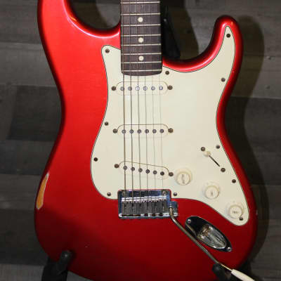 Fender Stratocaster 2002 Candy Apple red with Original Case image 1
