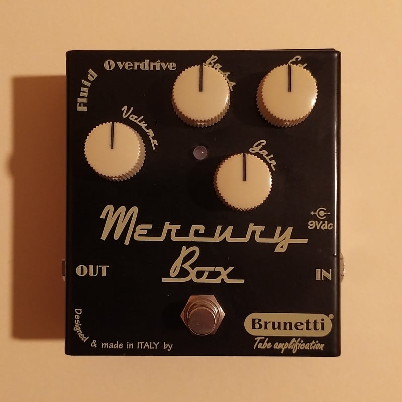Brunetti Mercury Box Fluid Overdrive w/box, manual & bag image 1