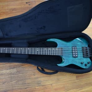 Kiesel Vader Bass 5 string, left handed model , 2017 , flamed top, gorgeous condition and tone image 13