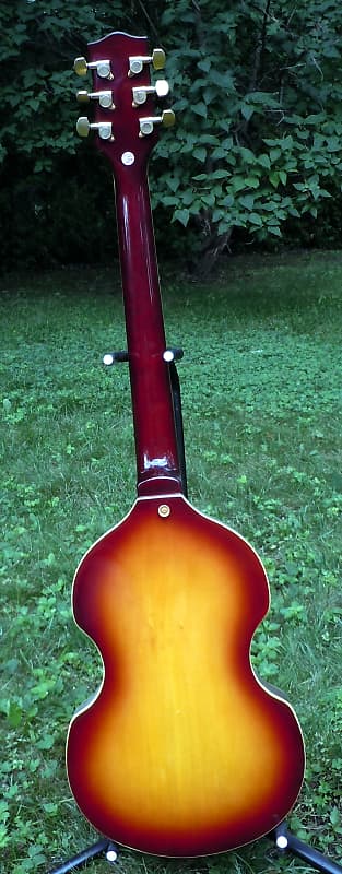 Jay Turser JTG-2 Violin shape 6 string GUITAR Sunburst | Reverb