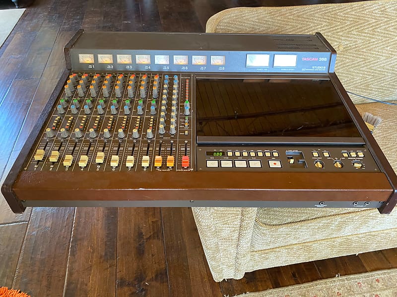 TASCAM 388 Studio 8 1/4" 8-Track Tape Recorder with Mixer image 1