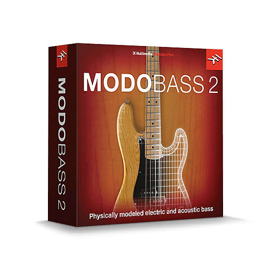 New IK Multimedia MODO BASS 2 Electric Bass VST Upgrade Reverb