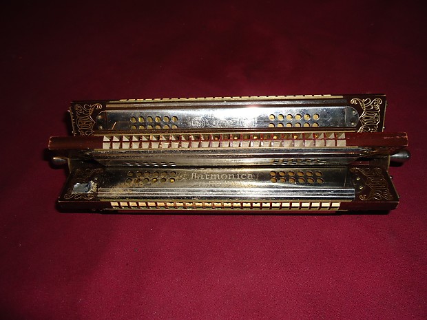 Hohner Sextet Multi Key Harmonica Vintage Chrome