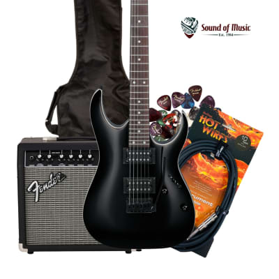 Ibanez GRGA120 GIO RGA Series Electric Guitar - Black Night - Package Deal With Amp, Bag, Cable, Strap, and Picks for sale