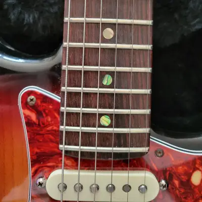 Fender American Deluxe Fat Stratocaster HSS 2000 Sunburst image 4