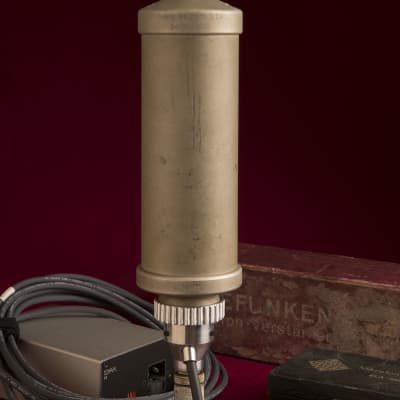 Restored Telefunken Ela MZ 028/1 (Neumann CMV3A) Bottle Microphone Circa 1935 image 3