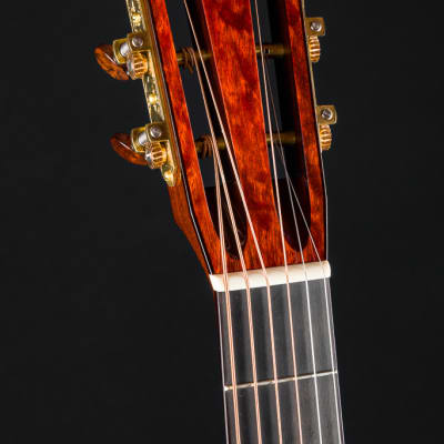 Santa Cruz OM Rare Figured Pernambuco and Fort Ross Chapel Redwood Custom NEW image 12