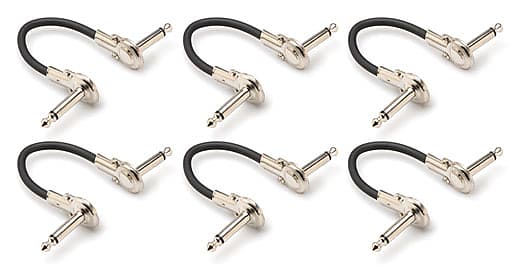 Hosa Guitar Patch Cable Low Profile 6 In image 1