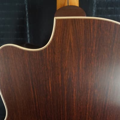Brand New McIlroy A35c Western Red Cedar / Indian Rosewood Cutaway Auditorium Sized Acoustic image 5