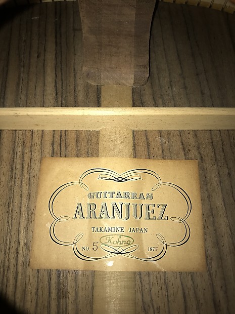 Aranjuez/Takamine no.5 Classical Guitar | Reverb