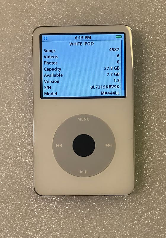 Apple iPod classic 5th Generation White (60 GB) for sale