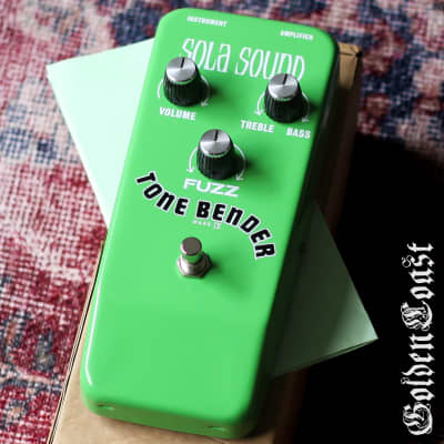 2021 Sola Sound D*A*M Tone Bender MkIV 'Kawasaki Green' w/ Box and Paperwork for sale