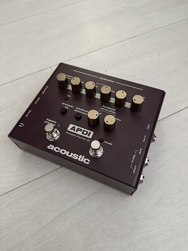 APDI Acoustic preamp and DI Pedal Reverb