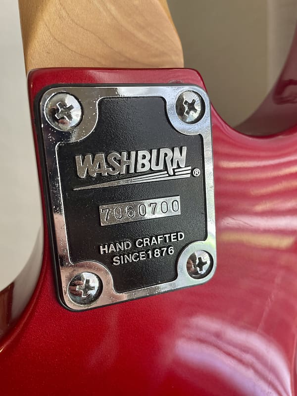 Vintage Washburn Mercury Mid 1990's - Red | Reverb