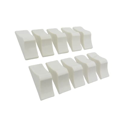 x10 White Caps for Moog Micromoog, Multimoog, Prodigy