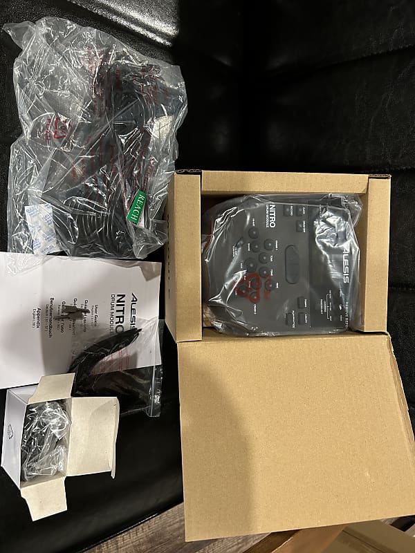 Alesis Nitro Drum Module With Wire Harness And Power Supply Reverb